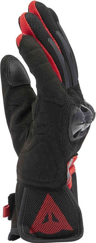 Dainese Mig 3 Air Tex Gloves Black Red Lava : Delivery in 5 days
